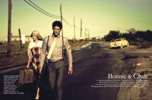 Ollie Edwards and Elise Digby by Aram Bedrossian in Bonnie & Clyde 2010